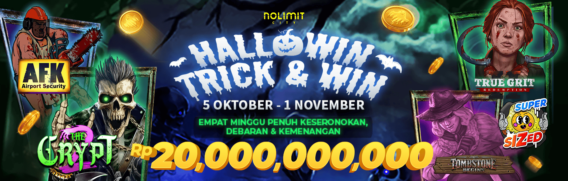 NOLIMIT CITY - HALLOWIN TRICK & WIN